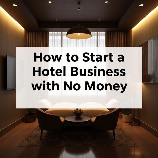 How to Start a Hotel Business with No Money